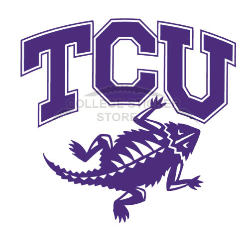 Homemade TCU Horned Frogs Iron-on Transfers (Wall Stickers)NO.6427